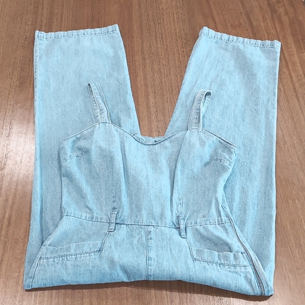 Rewash Sky Blue Denim Jumpsuit